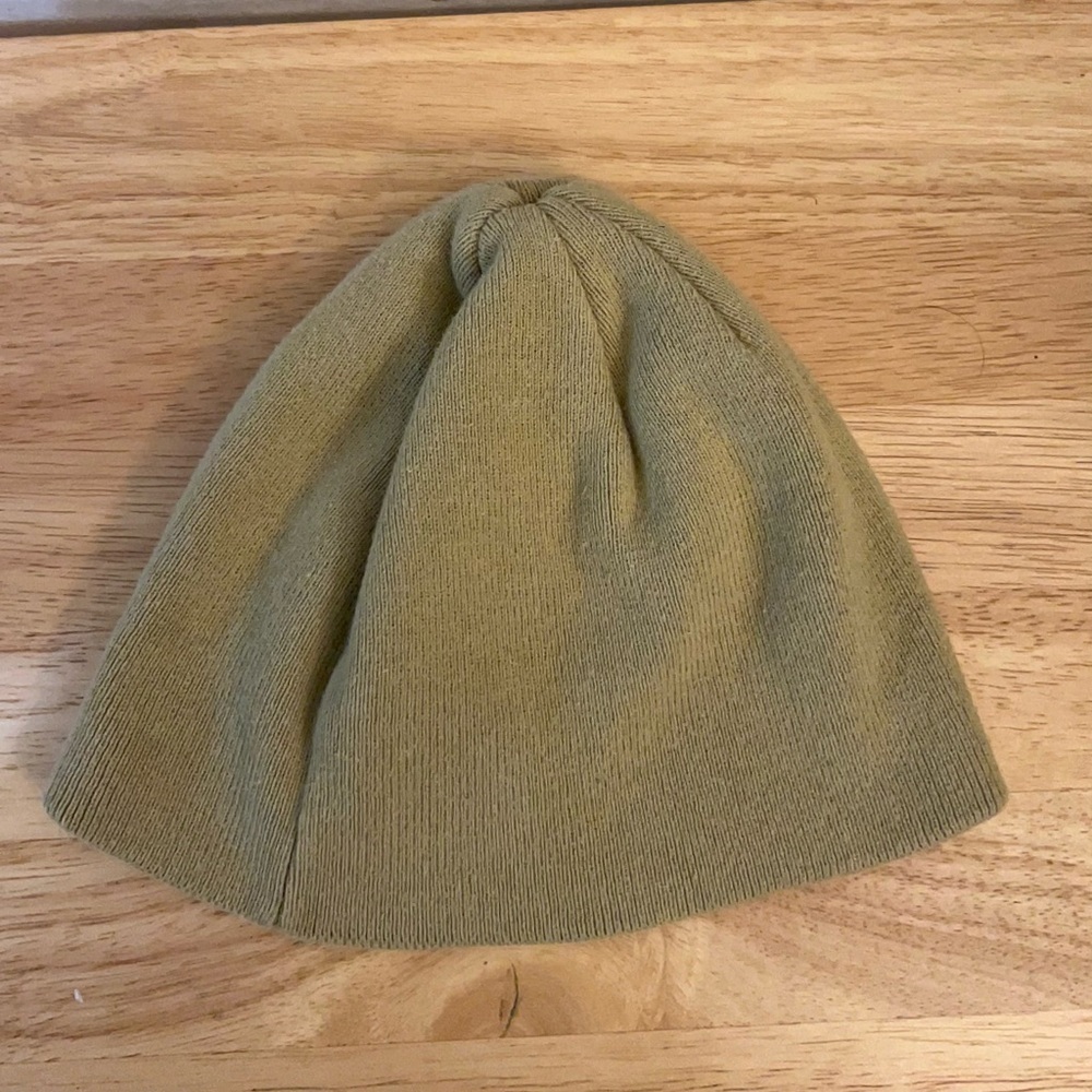 Winchester Signature Olive Green Knit Beanie with Black Label - Picture 3 of 6